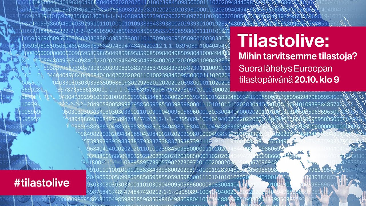 Tilastolive: Mihin tarvitsemme tilastoja?