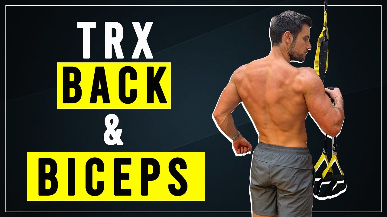 TRX BACK & BICEPS WORKOUT! Follow along workout in 9 minutes!...