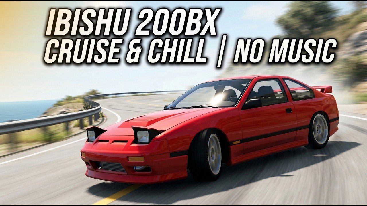 BeamNG.drive#1Drive Ibishu 200BX Runner in-Pure Sound-Full Throttle#beamngdrive#cruise #puresound