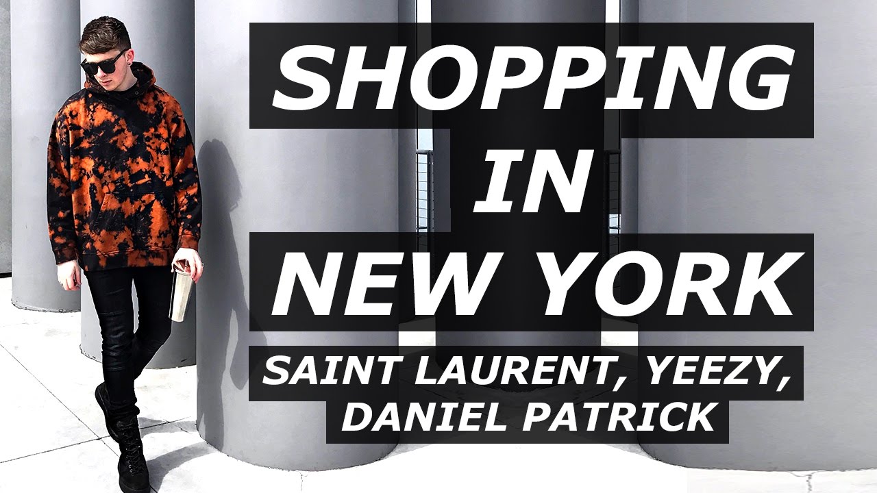 SHOPPING IN NEW YORK | Yeezy, Saint Laurent, OFF WHITE, Daniel Patrick, Vlog, Streetwear | Gallucks