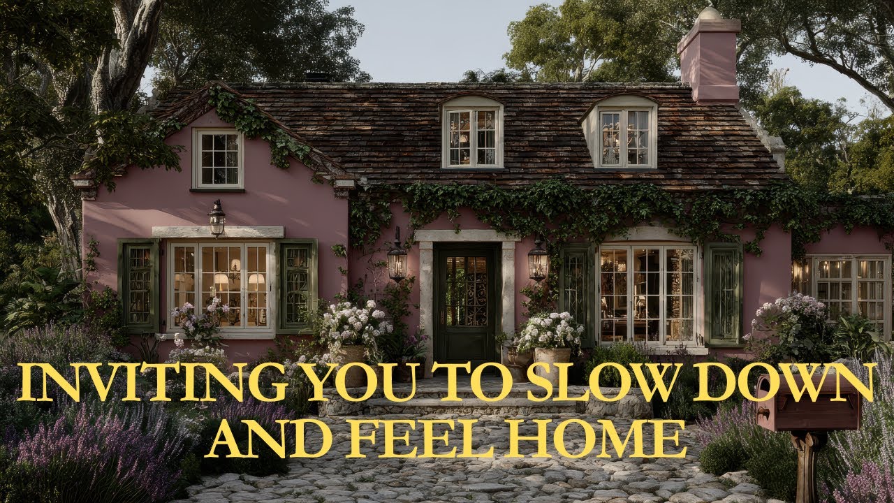 🌹 Old-Rose Pink & Woodland Green Cottage | A Romantic Vintage Home Filled With Sweet Nostalgia