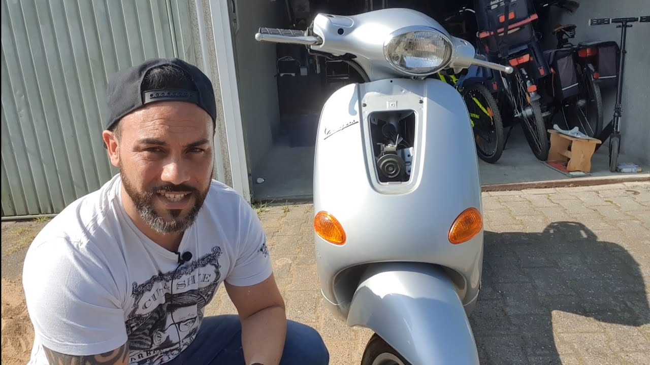 Vespa Roller ET2 nach 7 Jahren aus der Garage geholt ! TEIL 1-Restauration