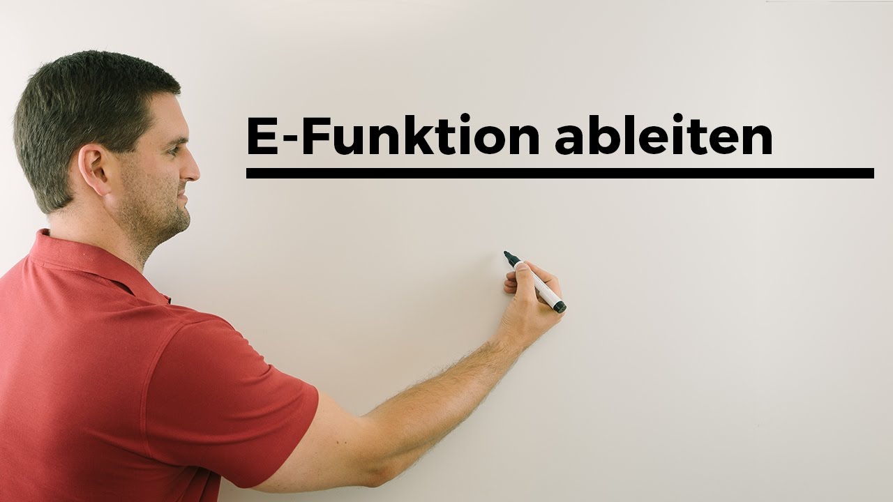 Exponentialfunktion e^x mit Zahl & Klammer, Ableitung | Mathe by Daniel Jung