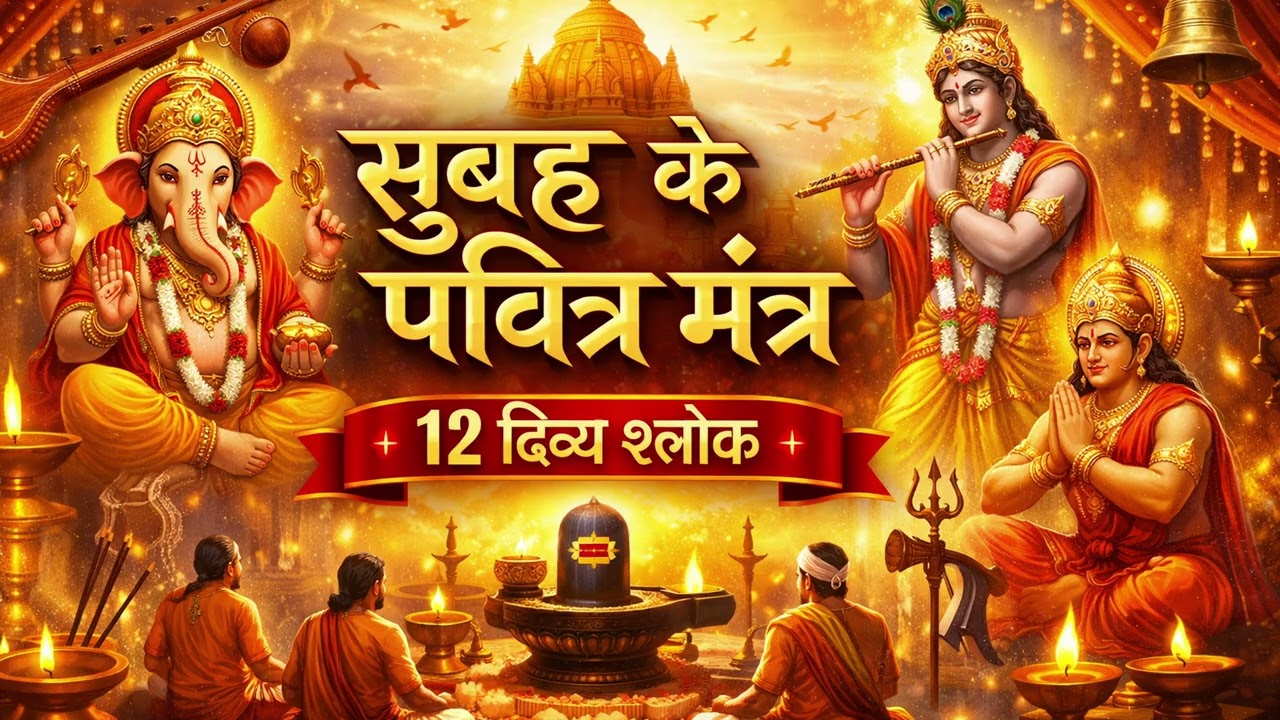 सुबह के 12 पवित्र मंत्र | Morning Prayer Mantras 