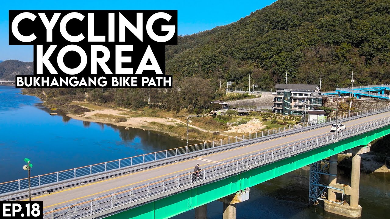 Cycling Korea Ep.18 🇰🇷 Bukhangang Bike Path | Cheongpyeong to Chuncheon