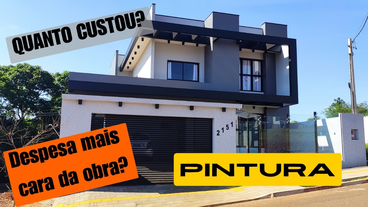 Quanto custa pintar uma casa nova? Todos os detalhes da pintura da Casa dos Sonhos em Construção!