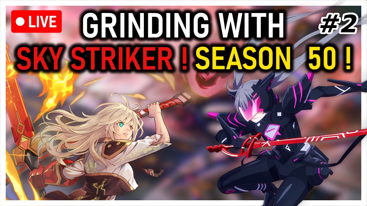 Grinding with Sky Striker on Ranked Mode ! Season  50 ! | Part 2 (Yu-Gi-Oh Master Duel)