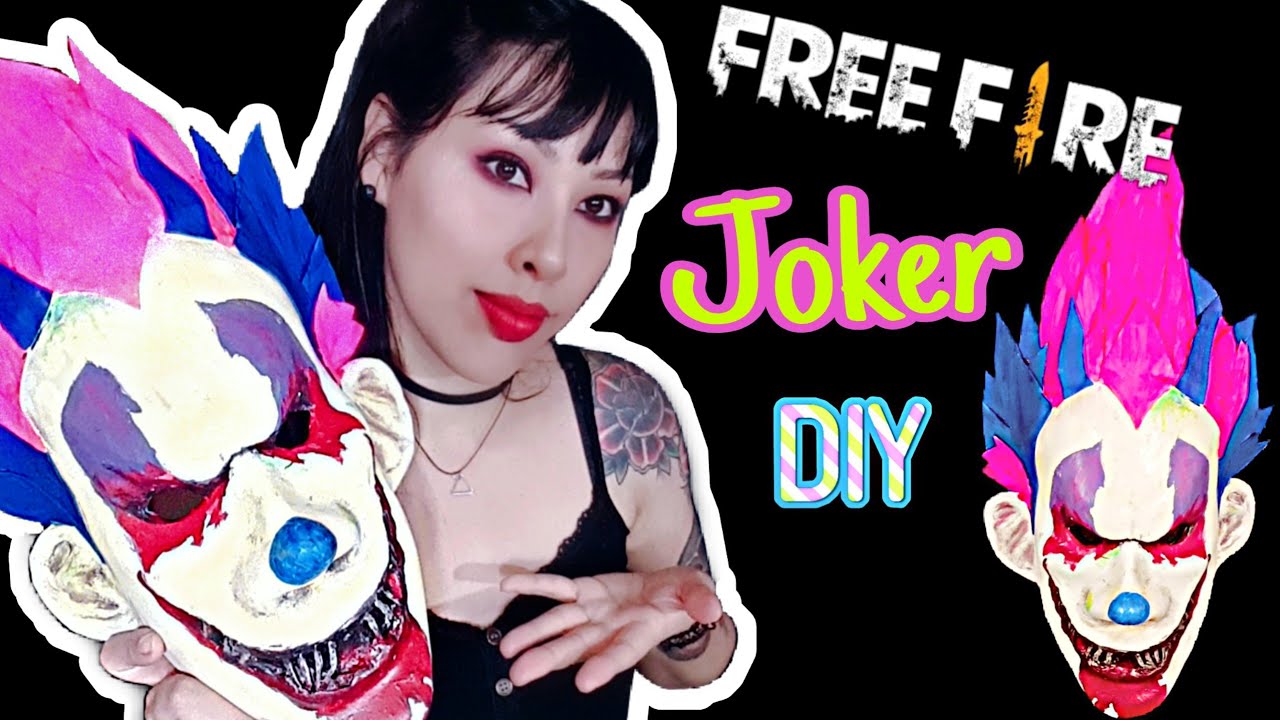 DIY- Cómo Hacer La Máscara de el *JOKER* de Free Fire|Hacelo vos Free Fire|