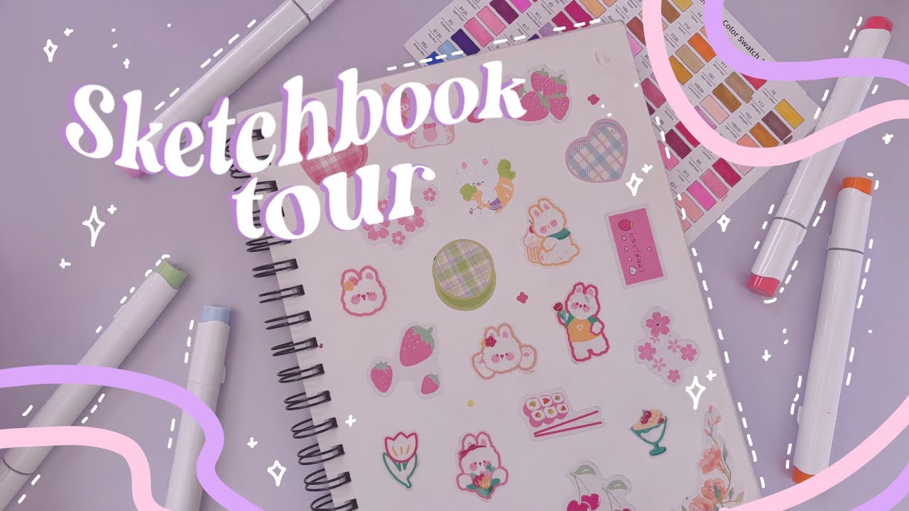 ✿ sketchbook tour 2025 ✿