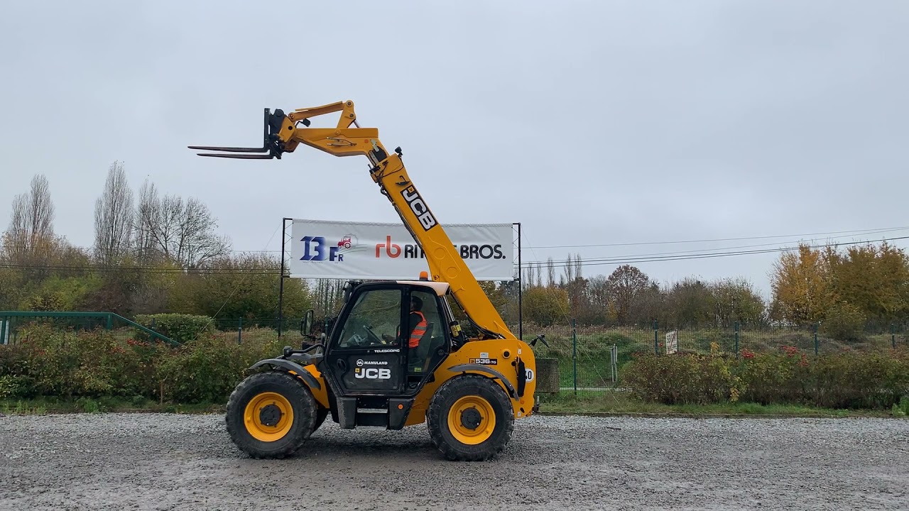 2015 JCB 536-70 Agri + 4x4x4 Telescopic Forklift I St Aubin, France Auction - 7 & 8 December