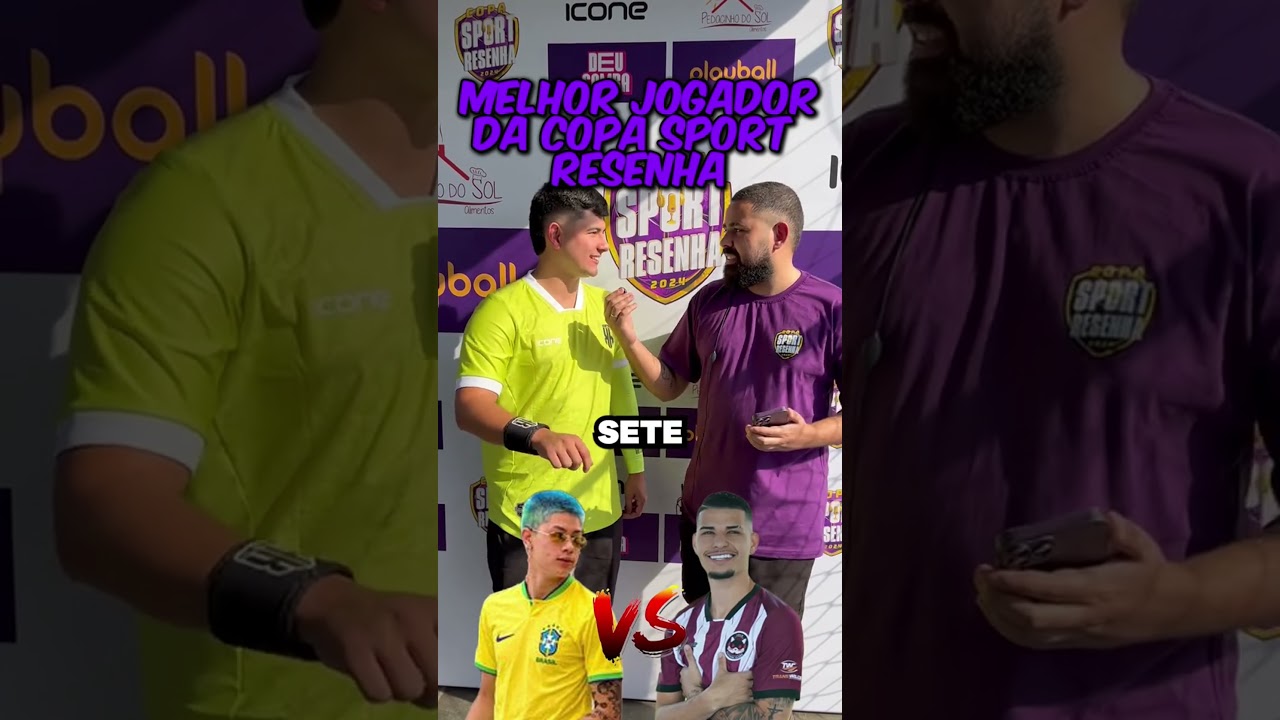 QUAL &Eacute; O MELHOR JOGADOR PARA A COPA SPORT RESENHA? - Sport Resenha