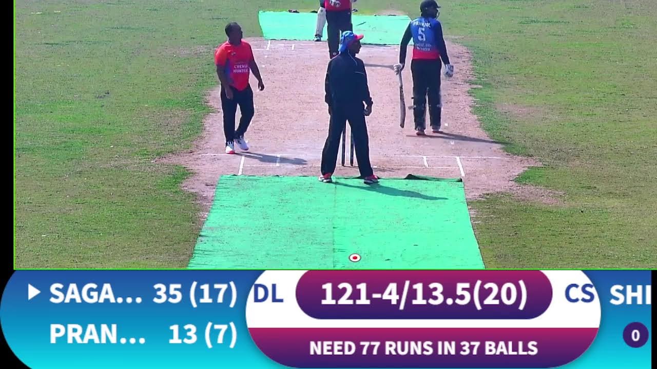 CREASE HUNTERS (RAM SENA) VS DOMINANT LIONS (BSG CRICKET GROUND()