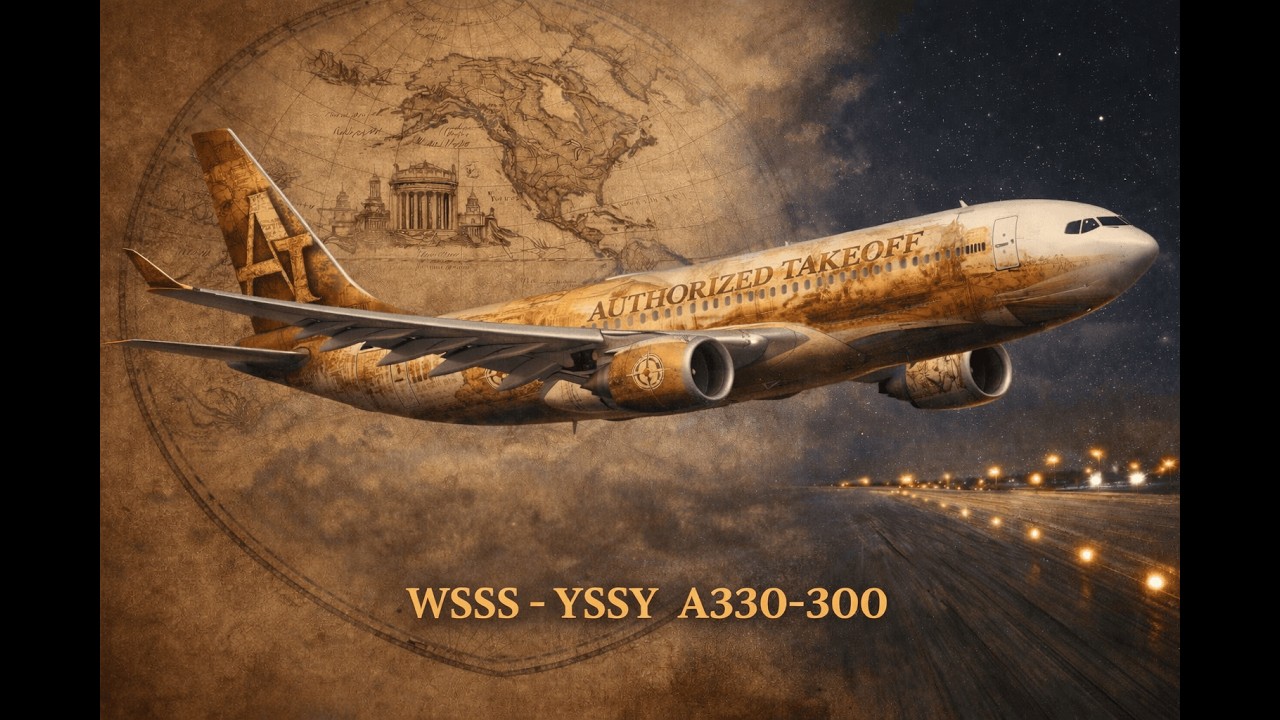 XPLANE12 - WSSS - YSSY - A330-300