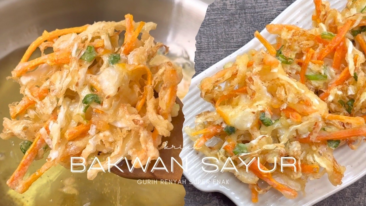 No Ribet Tanpa Uleg Bumbu! Resep Bakwan Sayur Renyah Gurih Super Enak Simple Membuatnya!