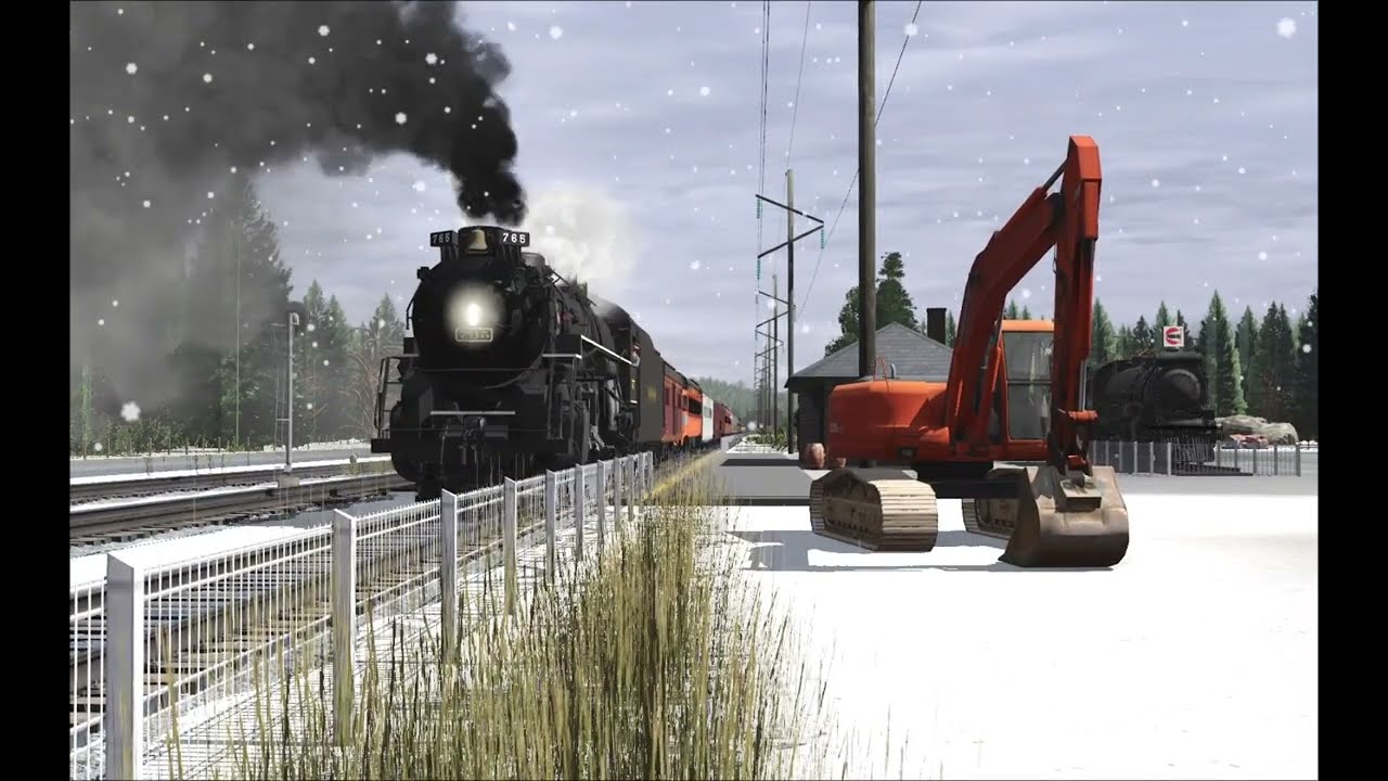 Nickel Plate Road 765 on Burlington Northern Lines