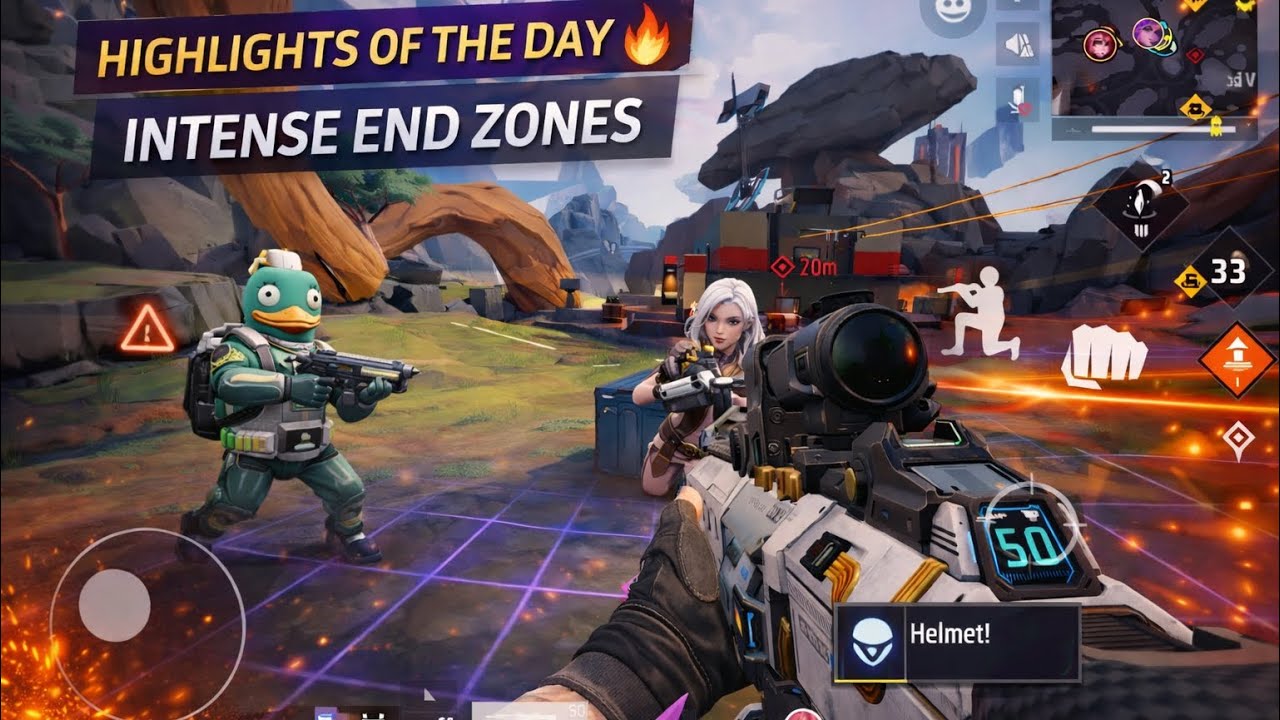 🎮 Highlights of the Day | Insane End-Zone & Clutch Moments 🔥 #GamingHighlights #trending #clutch 