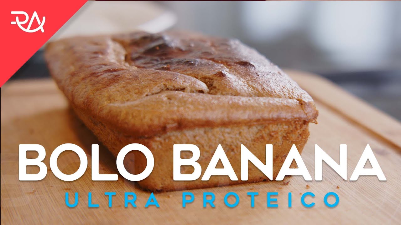 Bolo de Banana ULTRA Proteico! - Rafael Aismoto