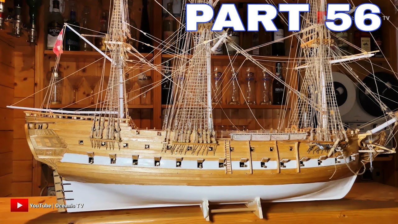How to Building Ship Model,  Part 56 || The Carolina 1:65