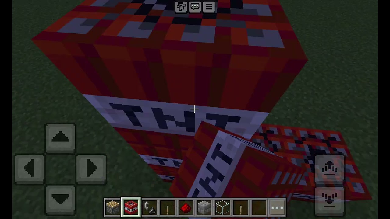Я построила башню из тинти в minecraft