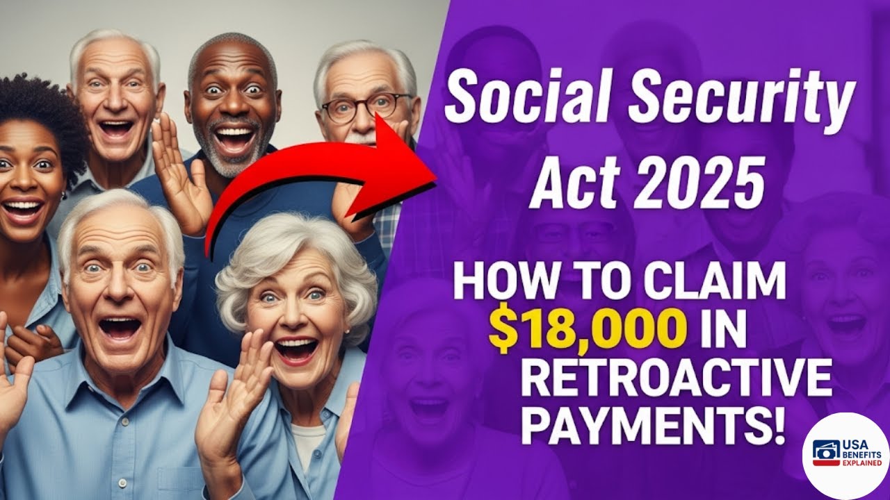 🚨 $18,000 Social Security Checks in 2025? New Law Explained (WEP/GPO Eliminated!) | USA Benefits