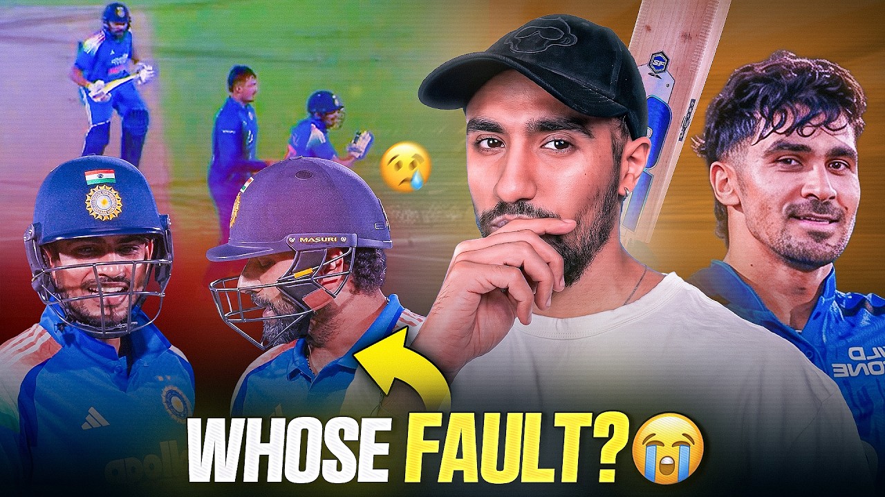 Shubman Gill Century DENIED 😭 Rohit Run out 👀 Gurbaz Fights Alone 💪 | IND vs AFG
