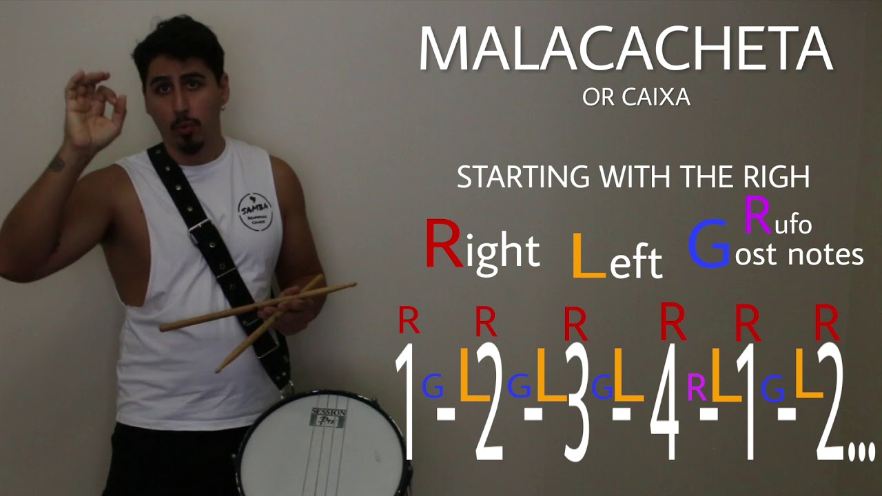 HOW TO PALY THE MALACACHETA OR CAIXA (Samba enredo)
