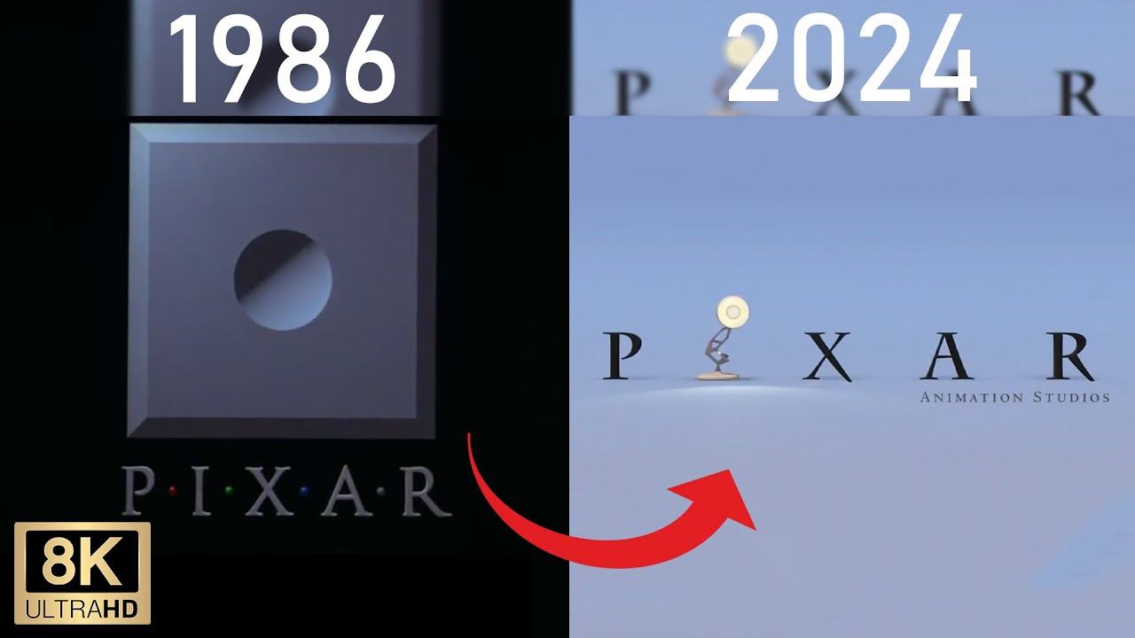 Pixar Logo Evolution (1986-2024) [8k]