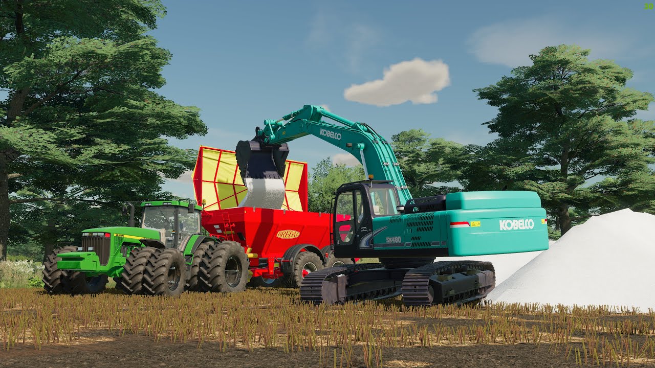 LOADING/SPREADING LIME -  VINTAGE OAKS