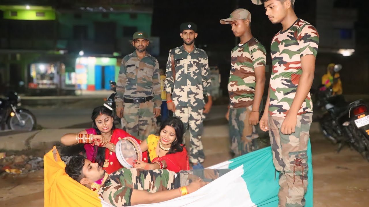 करवा चौथ के दिन ही फौजी हुआ शहीद| तो पत्नी लाश को चलनी में देखकर कैसे रोती है| बहुत ही दर्दनाक घटना|