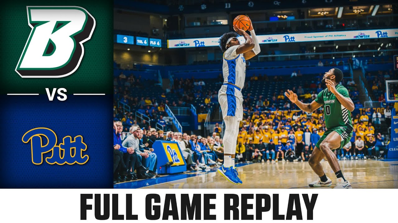 Binghamton vs. Pitt Full Game Replay | 2023-24 ACC Men’s Basketball