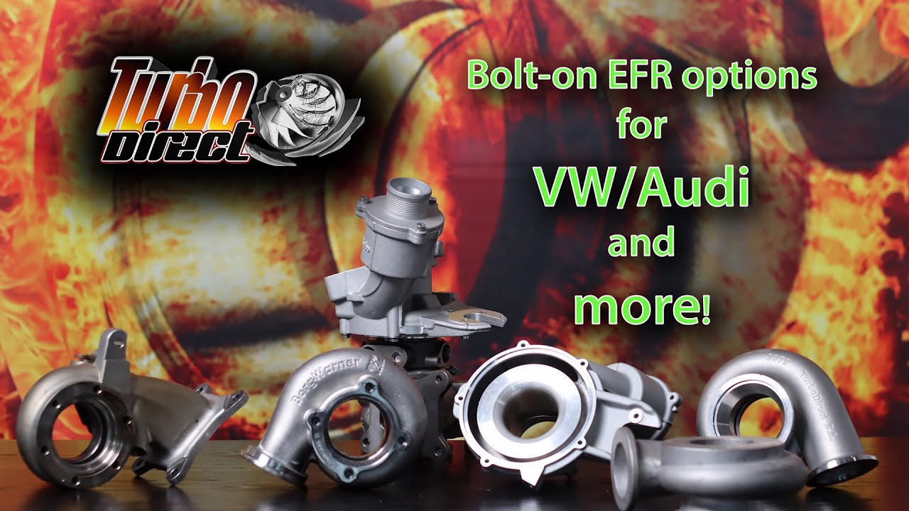 VW/Audi, and Ford Bolt-on EFR turbochargers