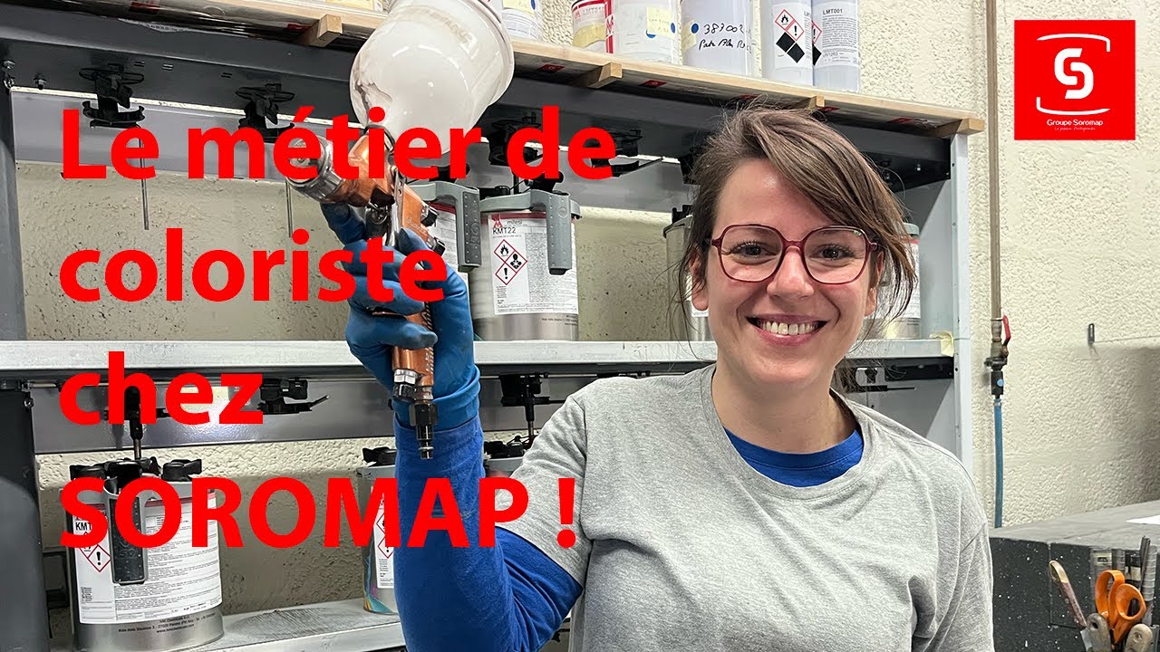 Le m&eacute;tier de coloriste chez SOROMAP