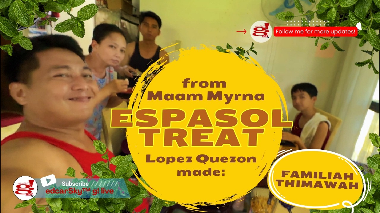 Espasol Treat from Maam Myrna Lopez Quezon 🍬 Thank You Po! 🙏