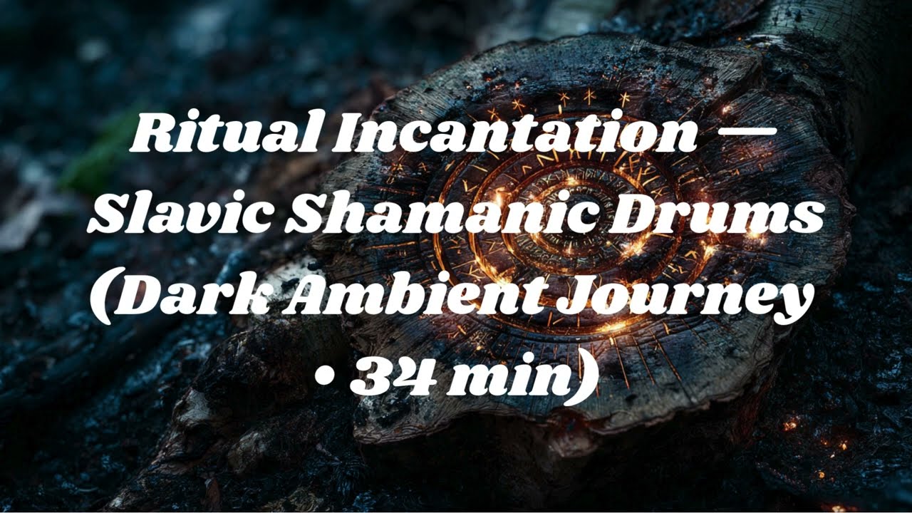 Ritual Incantation — Slavic Shamanic Drums Dark Ambient Journey • 34 min