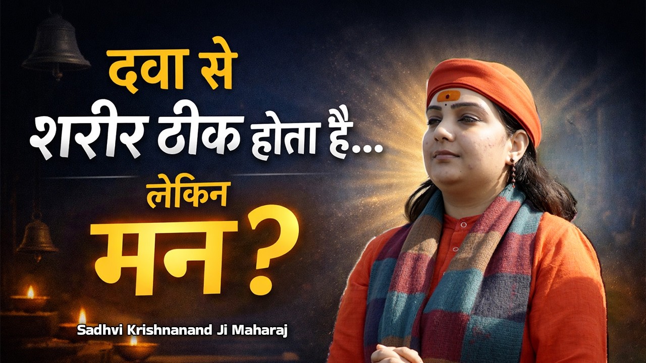 शरीर का इलाज तो डॉक्टर कर देंगे, लेकिन मन के रोग की औषधि केवल भगवान की कथा है।