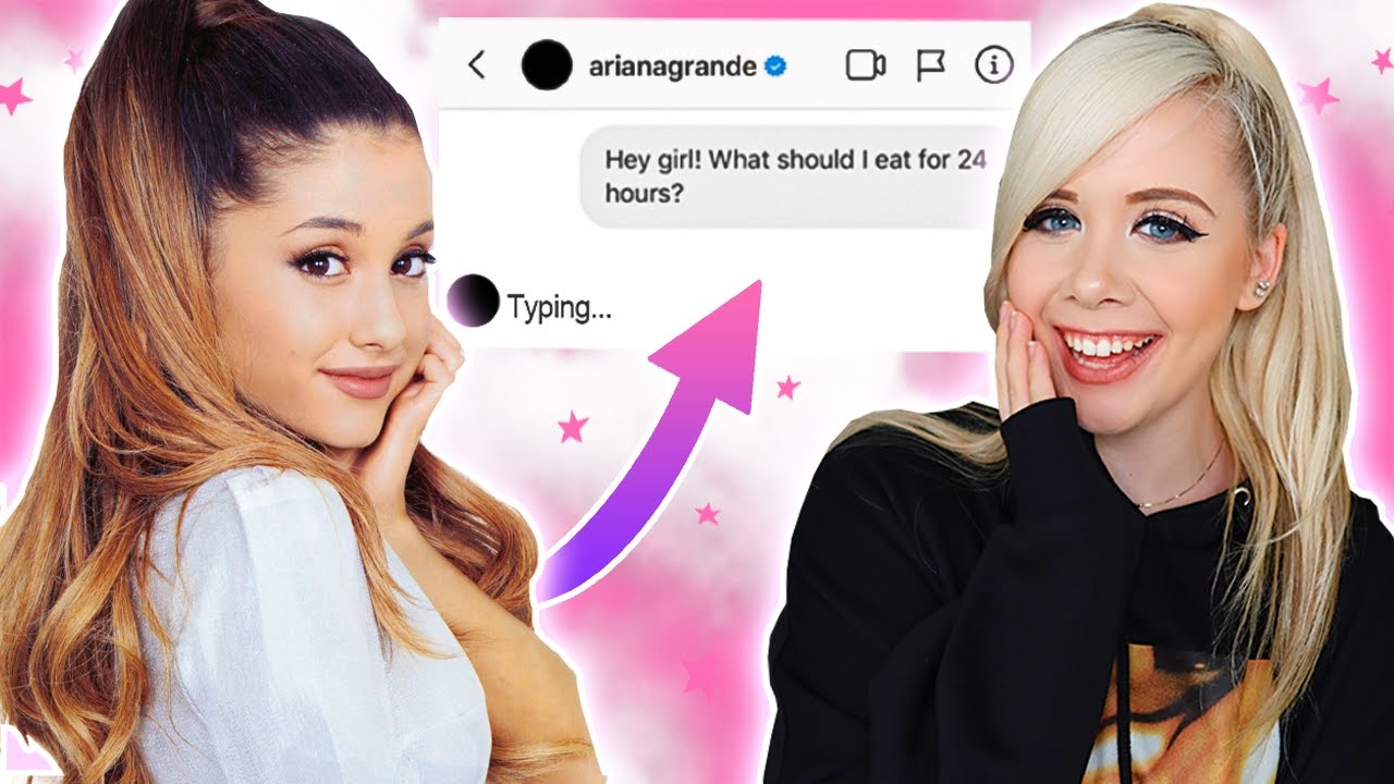 LETTING ARIANA GRANDE DECIDE WHAT I EAT FOR 24 HOURS