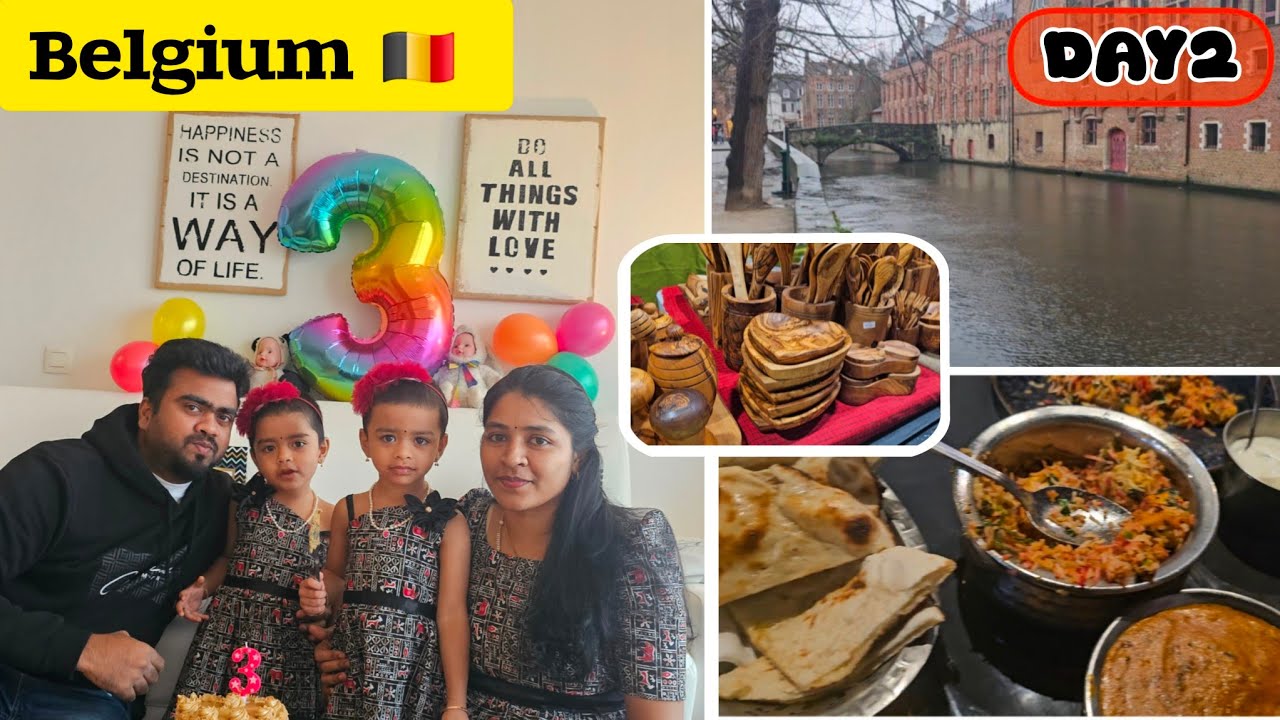 Day 2: Kutties Birthday vlog || Bruge Shopping markets