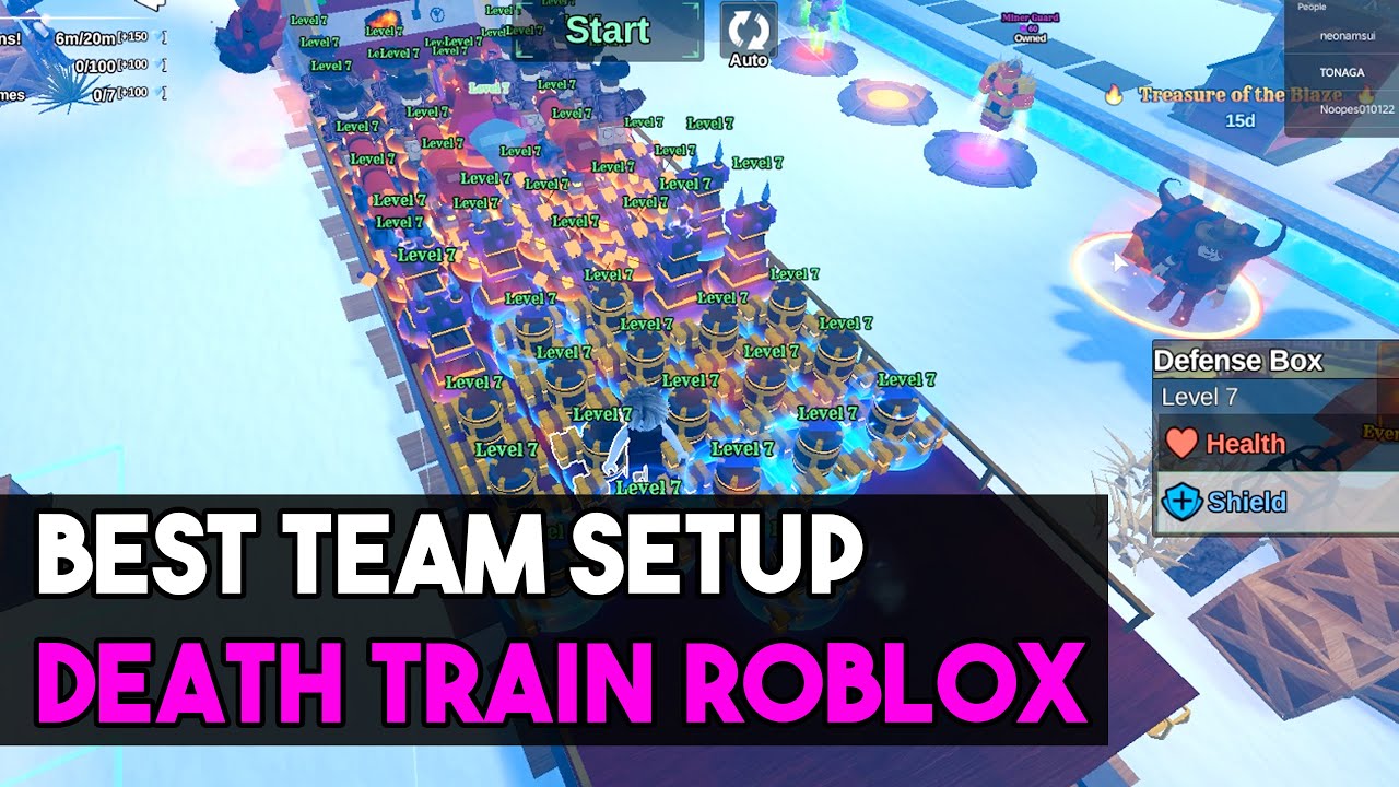 Death Train Roblox With the Perfect Team Setup 👇