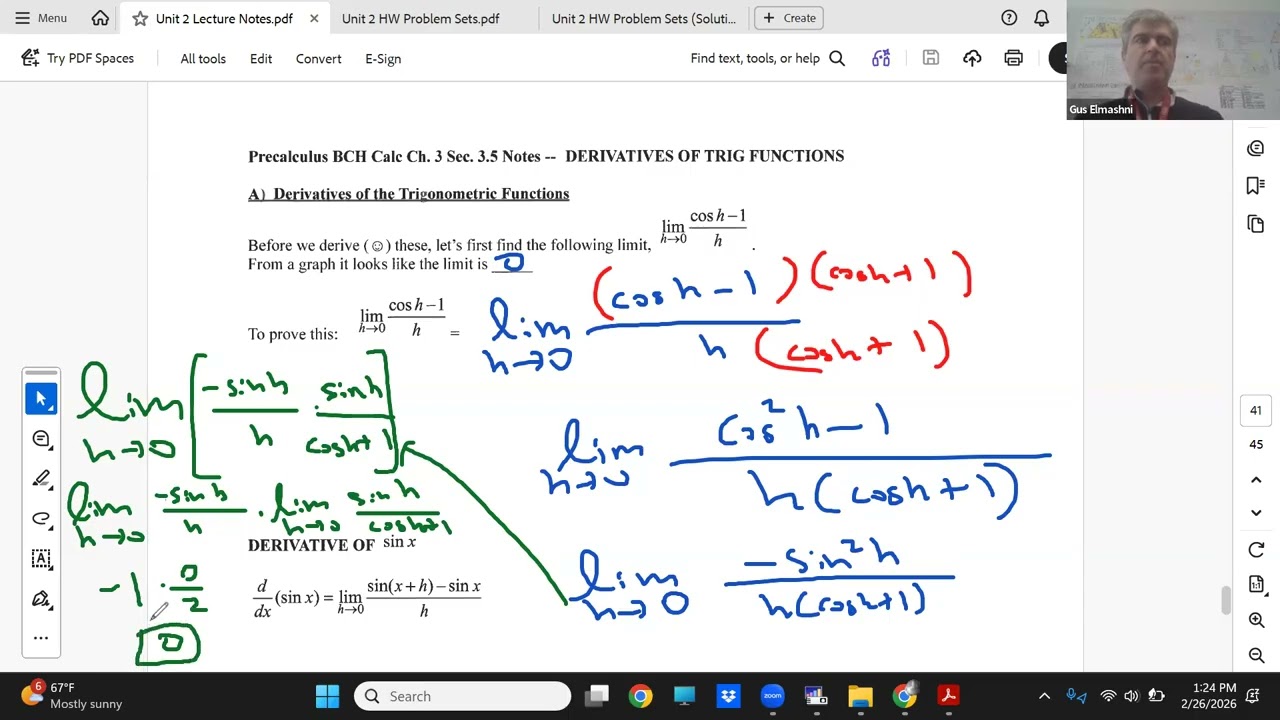 Precalculus BC Honors Unit 2   Lesson 8 Spring 2026