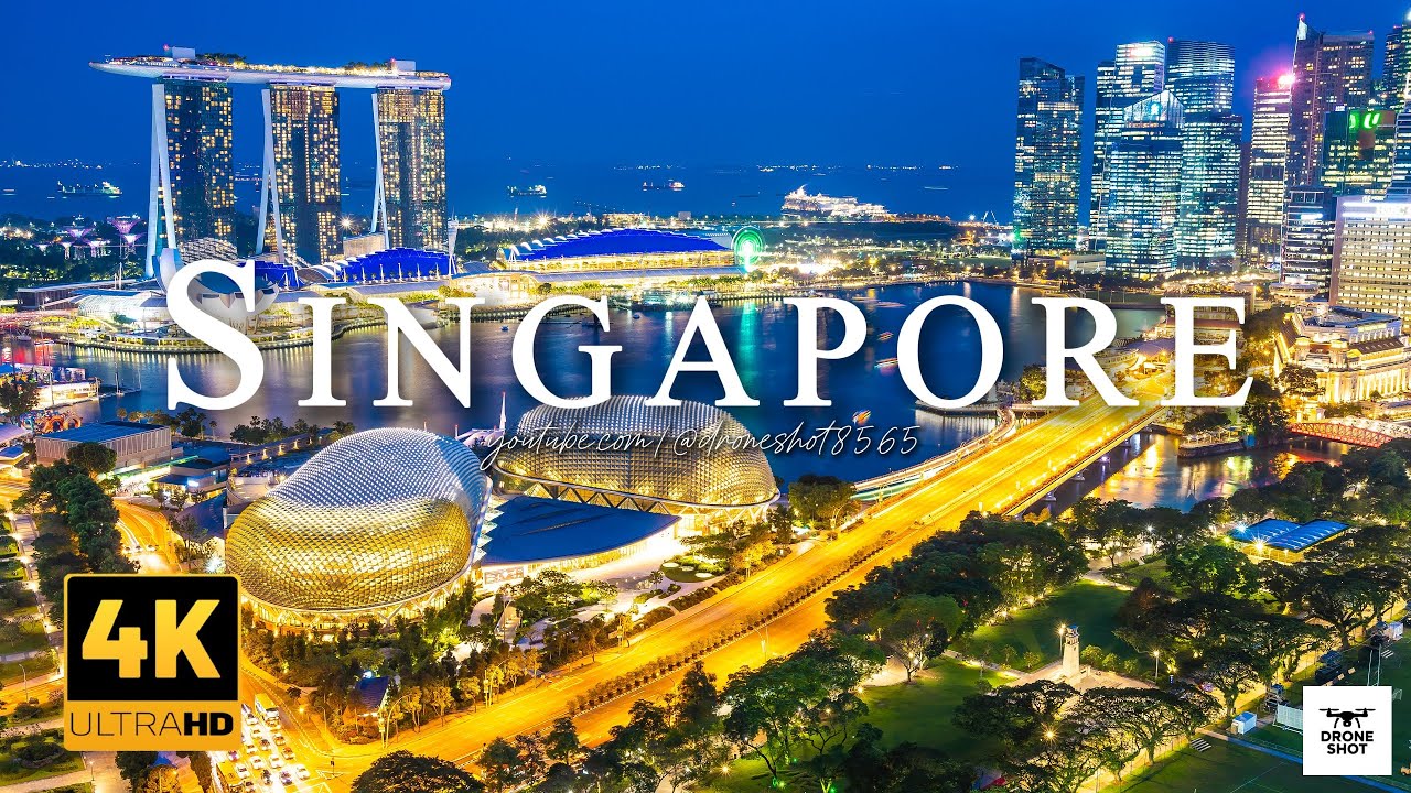 Singapore 4K 🇸🇬 &ndash; The Most Futuristic City on Earth (Aerial Drone Footage)