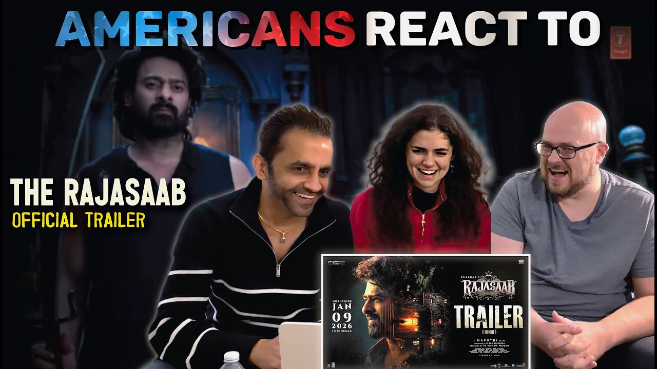The RajaSaab Official Trailer Reaction by New Yorkers | Prabhas | Maruthi | Thaman