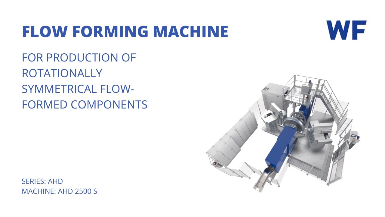 Strong automatic hydraulic flow forming machine [Series: AHD]