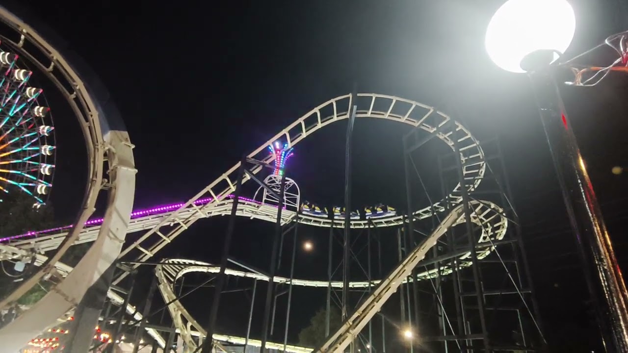 Scary rides in sky ranch 🤪