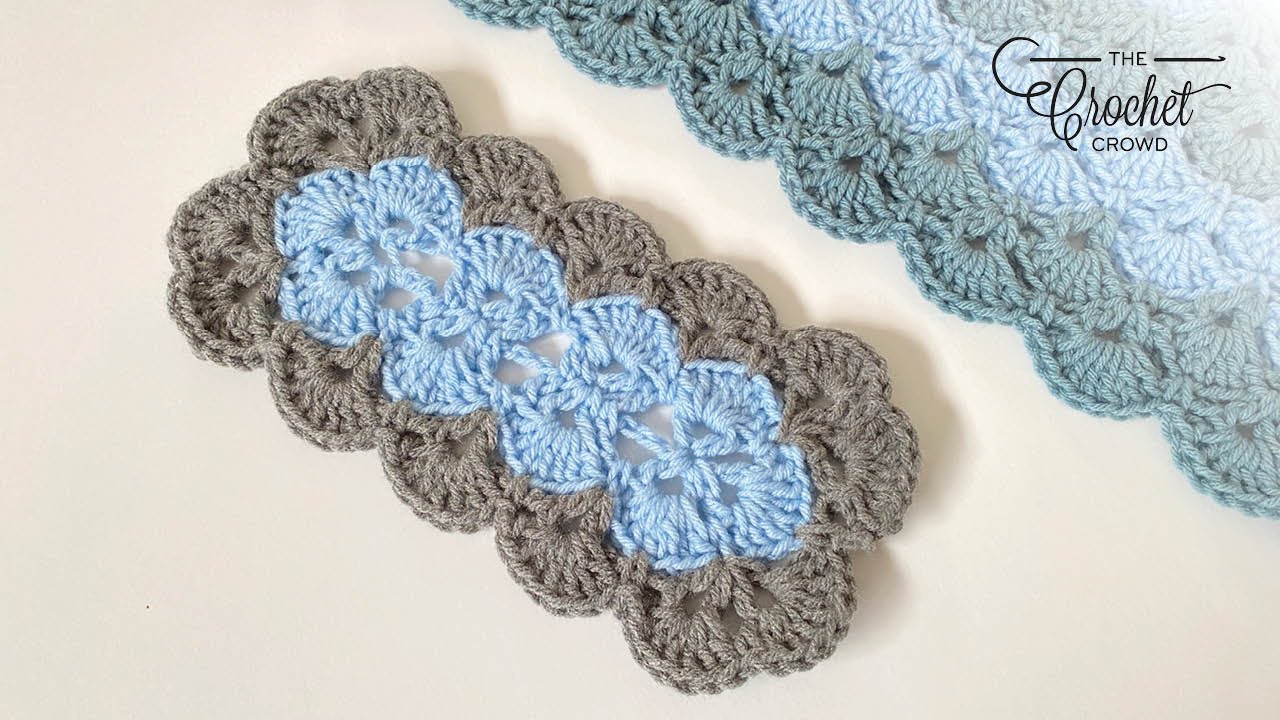 How To Crochet Wheelchair, Child-size Interlocking Shells Blanket