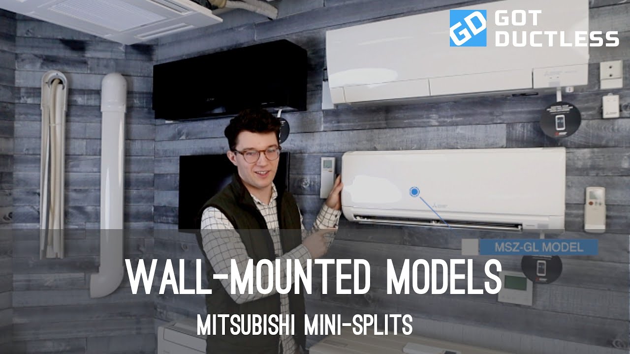Настенные внутренние блоки Mitsubishi Mini-Split.