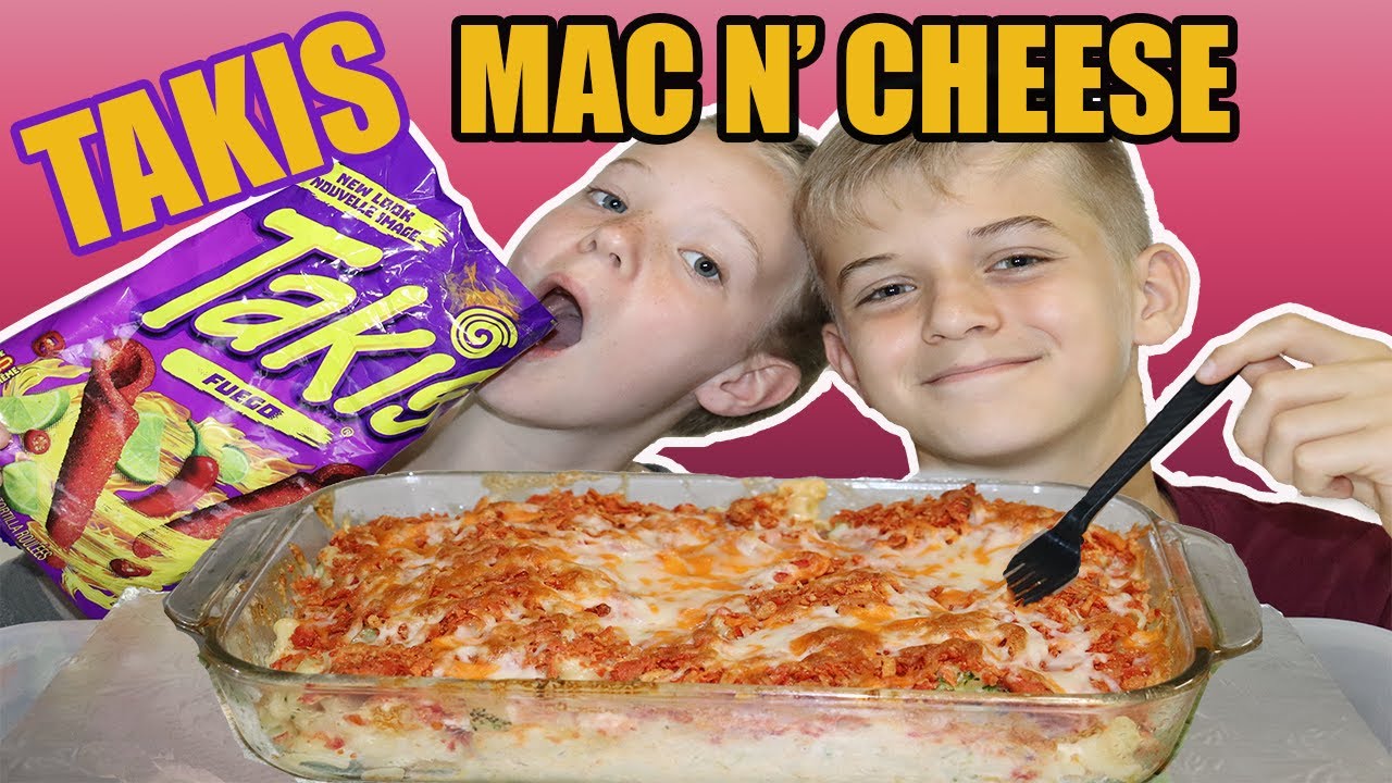 TAKI CHILI LIME MACARONI AND CHEESE - SIBLINGS MUKBANG
