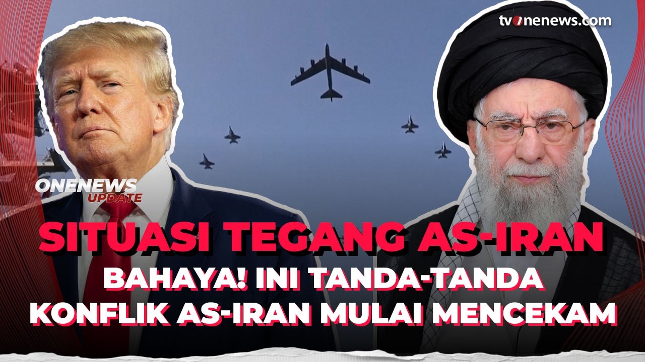 Ngeri! Catat Empat Tanda Ini yang Bikin Perang AS-Iran Sudah di Depan Mata | OneNews Update