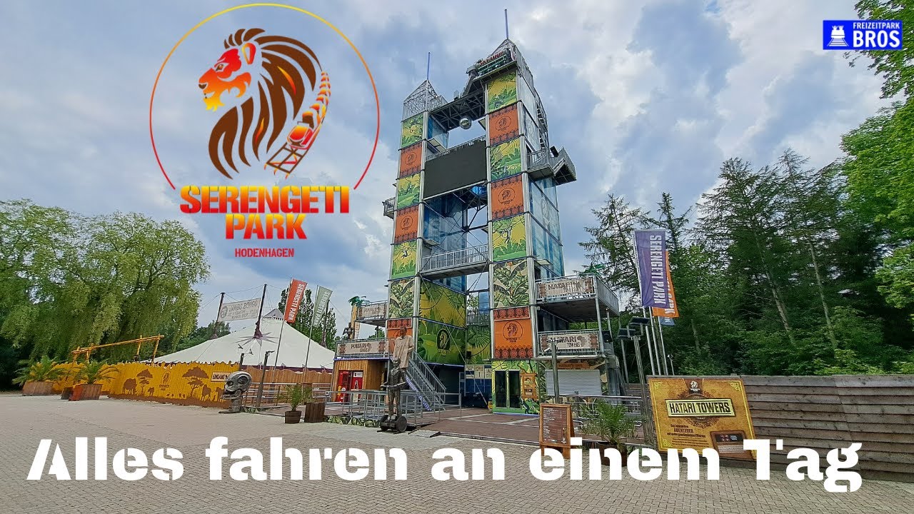 Serengeti-Park 2023 | Eine affenstarke Safari mit fast allen Attraktionen 🐵