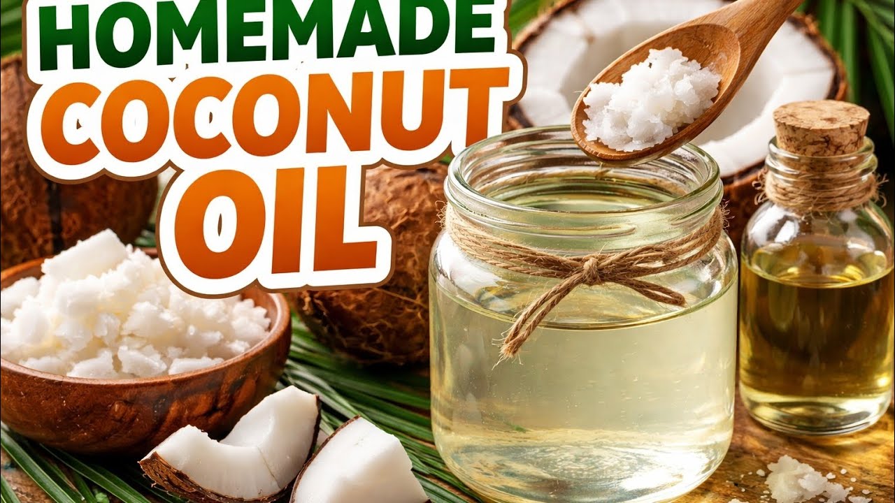 Coconut Oil at home//@ srijana`s kitchen 