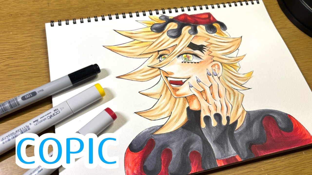 【COPIC】Doma / Demon Slayer | 童磨 / 鬼滅の刃 コピックメイキング